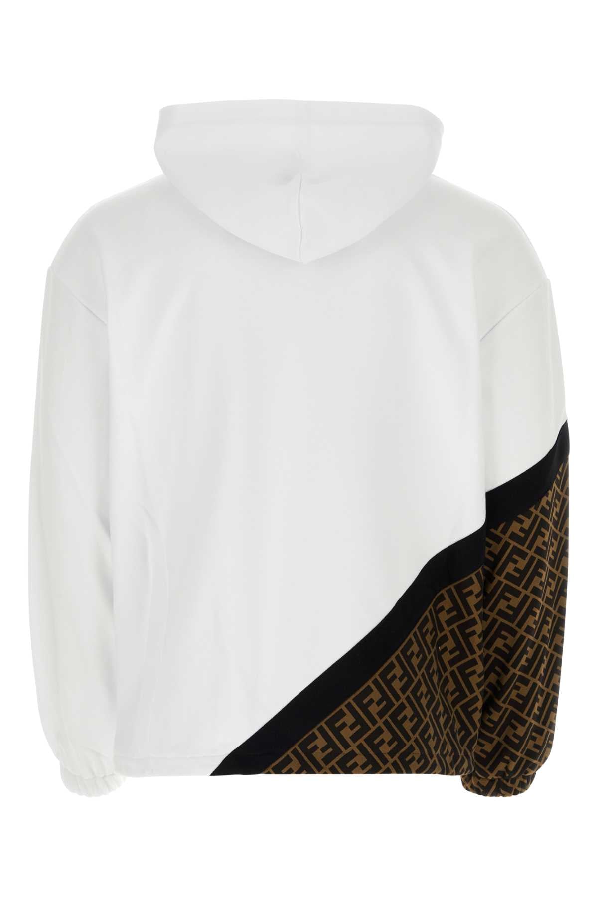 FENDI Classic White Sweatshirt for Men - Stylish and Comfortable