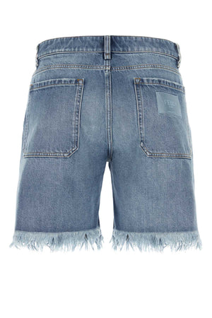 FENDI Denim Bermuda Shorts for Men - Summer 2024