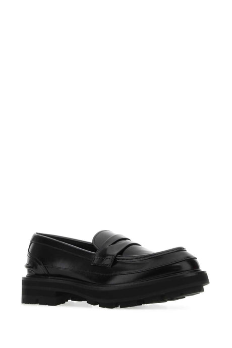 ALEXANDER MCQUEEN Classic Leather Loafers for Men