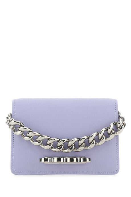 ALEXANDER MCQUEEN Mini Lilac Leather Handbag