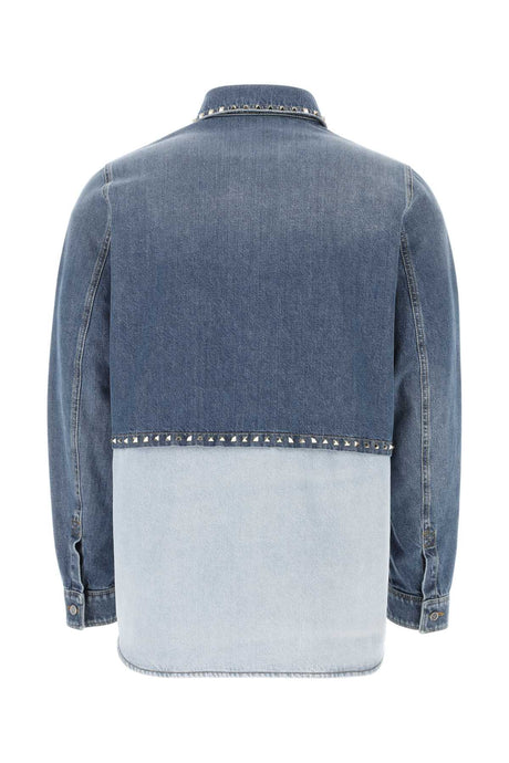 VALENTINO GARAVANI Classic Denim Shirt for Men