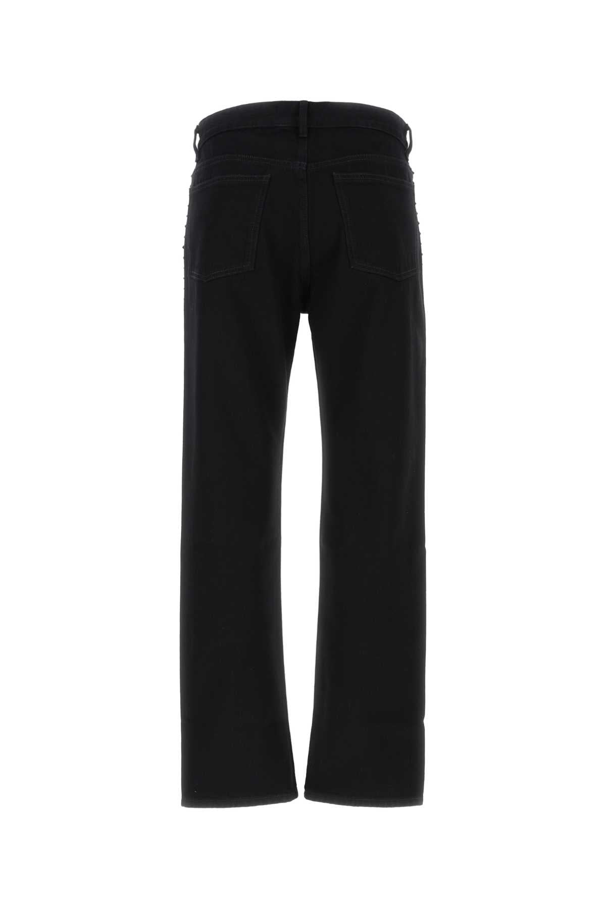 VALENTINO GARAVANI Classic Black Denim Jeans for Men