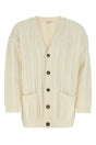 VALENTINO GARAVANI Ivory Wool Cardigan for Men