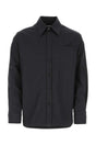 BOTTEGA VENETA Midnight Blue Cotton Blend Shirt for Men