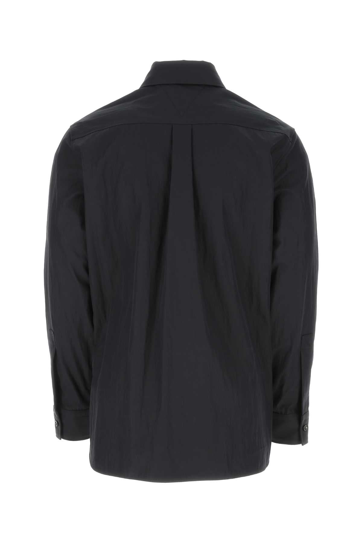 BOTTEGA VENETA Midnight Blue Cotton Blend Shirt for Men