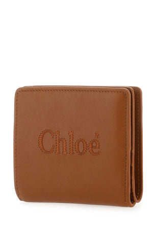 CHLOE Mini Caramel Leather Wallet - Chic Accessory for Women