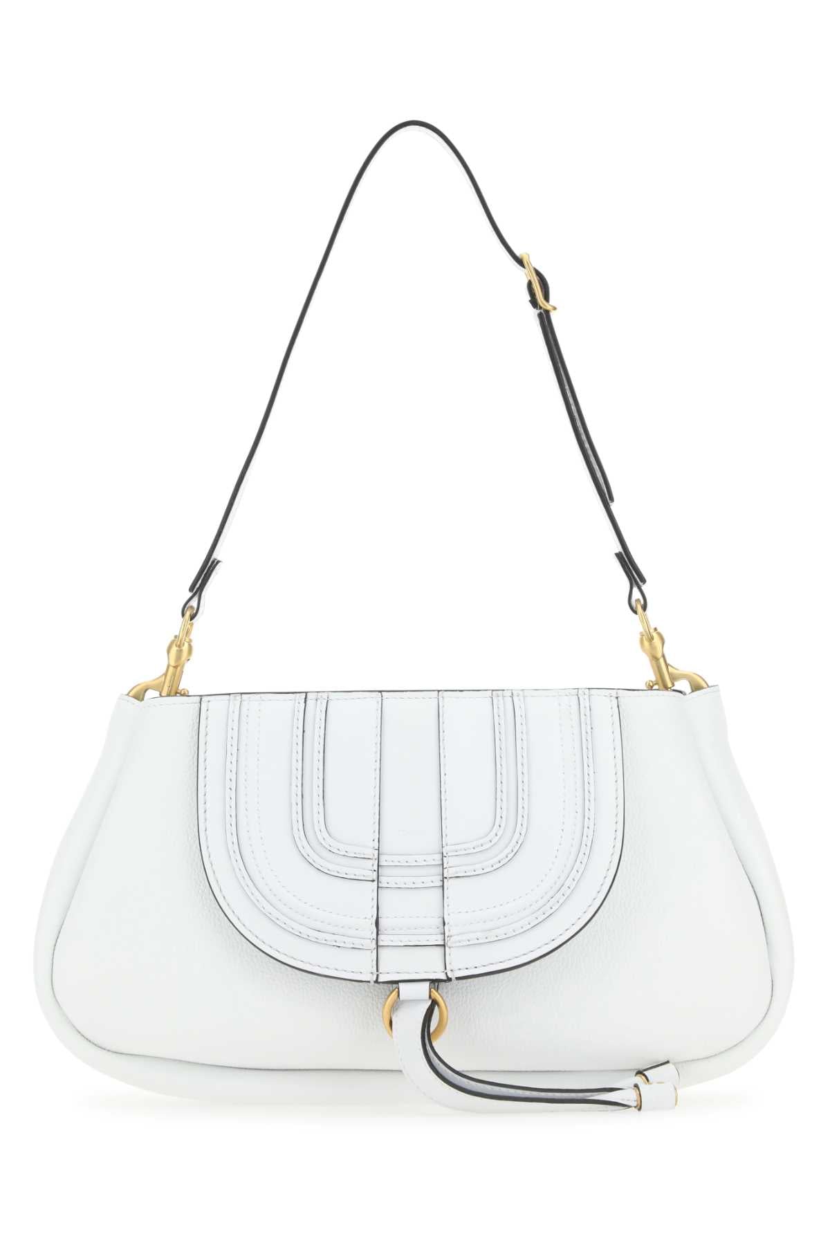 CHLOE Mini Chalk Leather Clutch