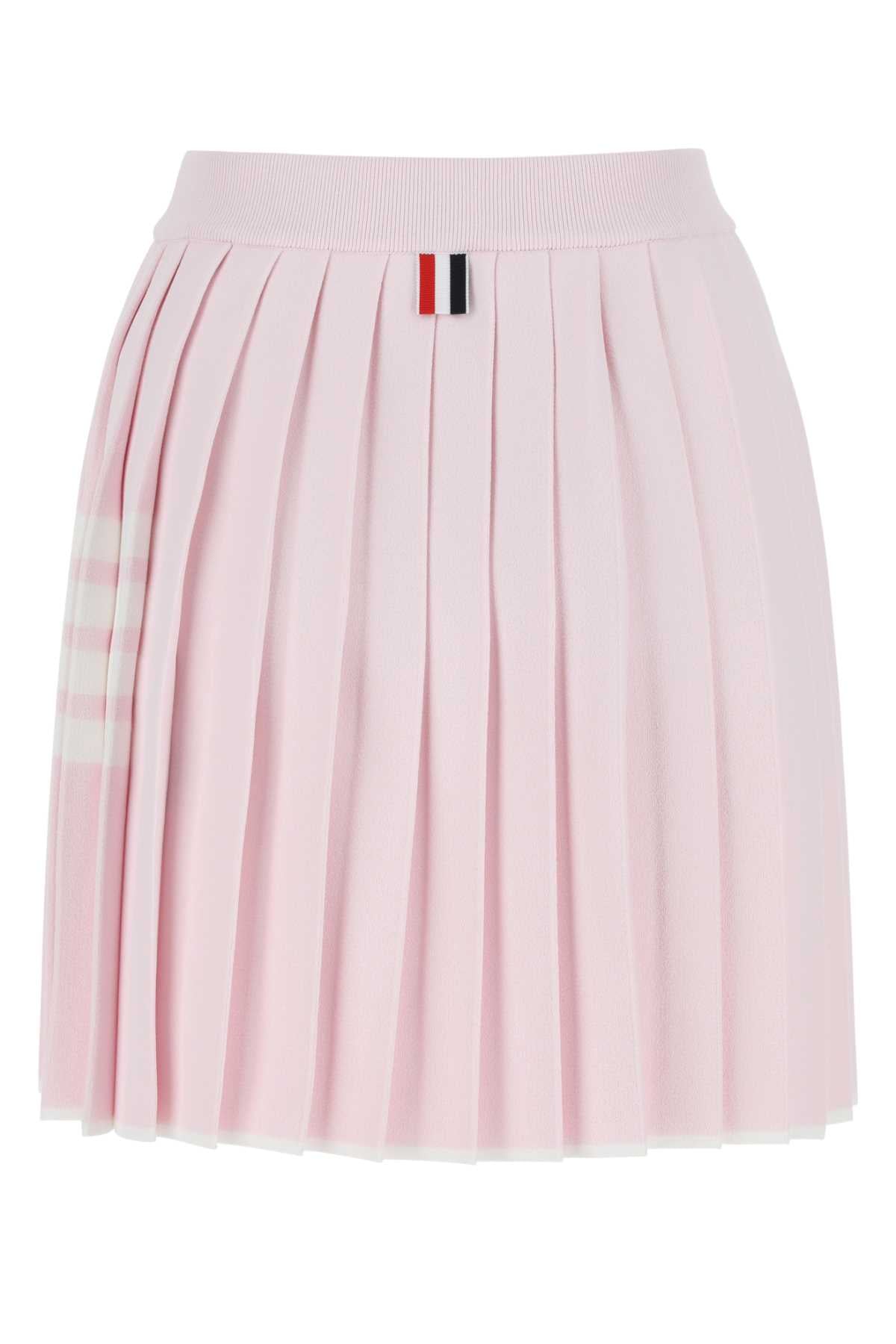 THOM BROWNE Chic Viscose Blend Mini Skirt for Women