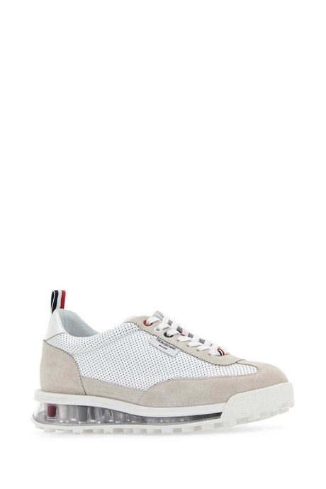 THOM BROWNE Two-Tone Leather Sneakers for Men