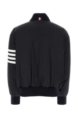 THOM BROWNE Midnight Blue Padded Bomber Jacket