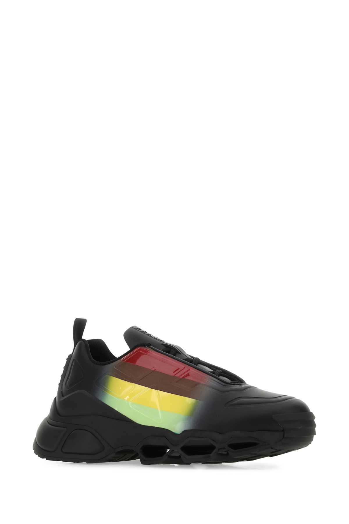 PRADA Rubber Collision Cross Sneakers for Men