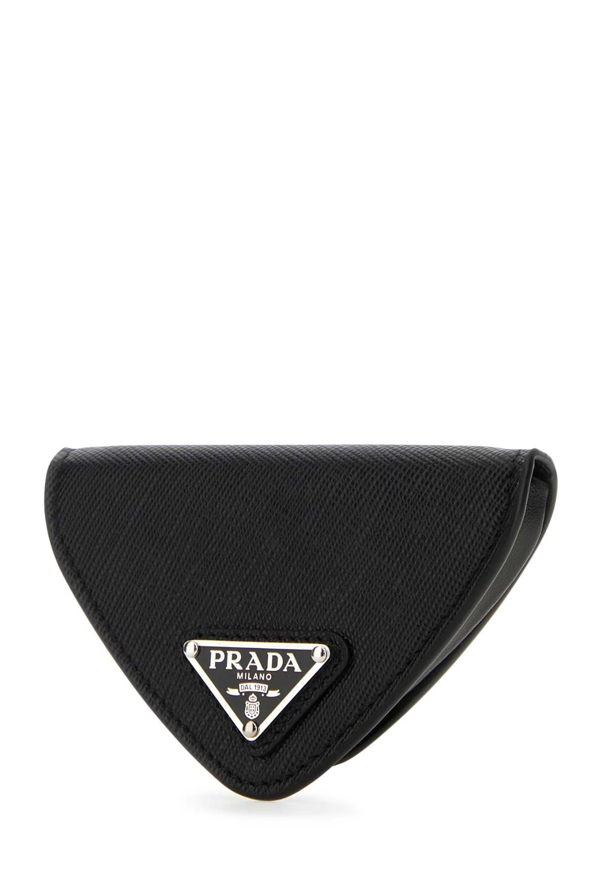 PRADA Sophisticated Black Leather Coin Purse