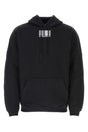 VTMNTS Oversized Black Cotton Blend Sweatshirt