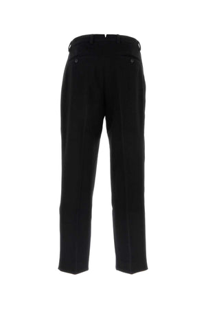 VTMNTS Sleek Black Felt Pants for Men