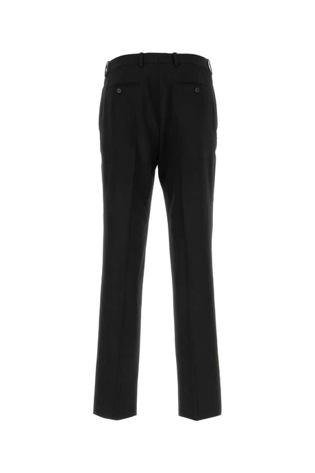 SAINT LAURENT Sophisticated Black Wool Pants for Men