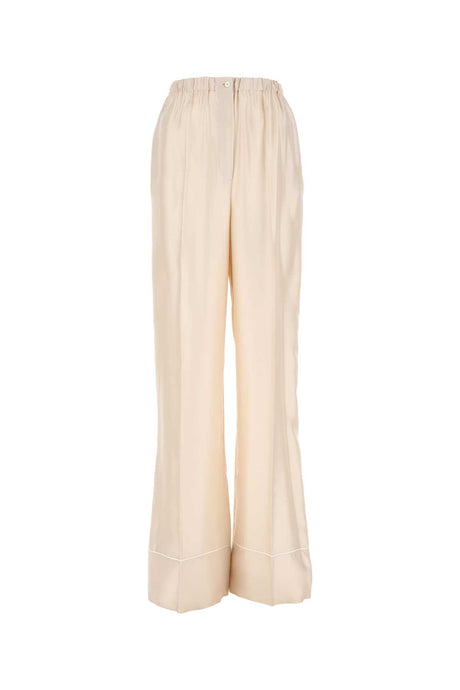 PRADA Ivory Satin Pyjama Pant