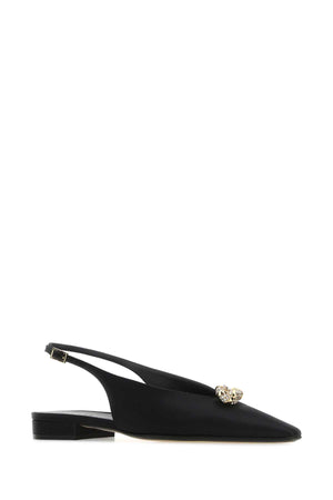 LANVIN Elegant Satin Ballerinas for Women - Size 10