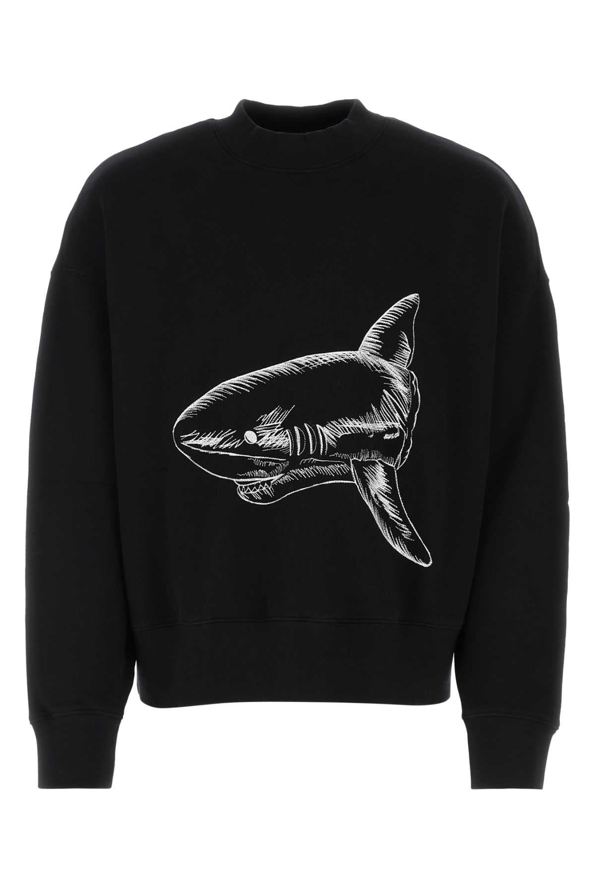 PALM ANGELS Urban Black Cotton Sweatshirt for Men