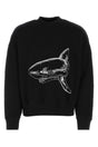 PALM ANGELS Urban Black Cotton Sweatshirt for Men