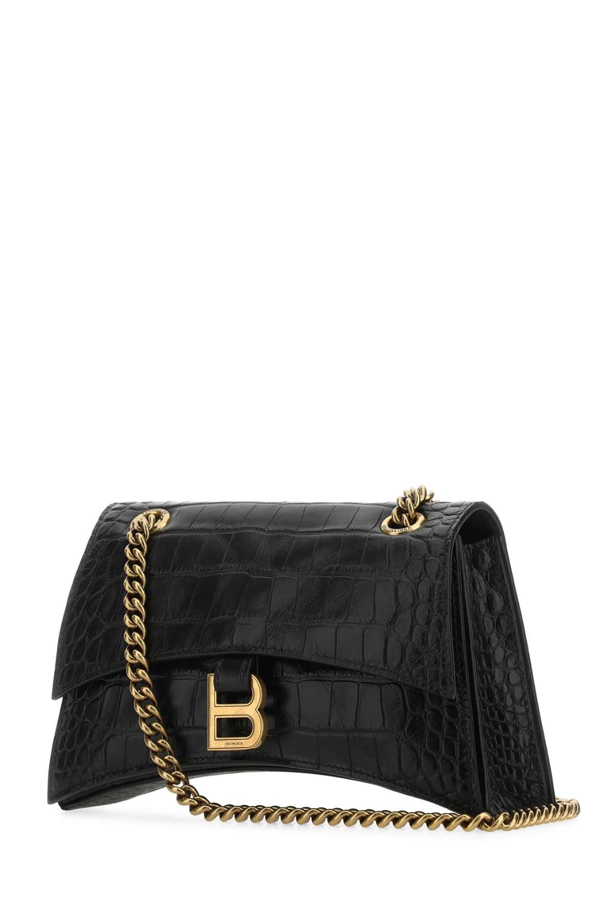 BALENCIAGA Crush S Mini Leather Shoulder Handbag