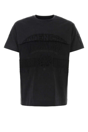 GIVENCHY Classic Black Cotton T-Shirt for Men