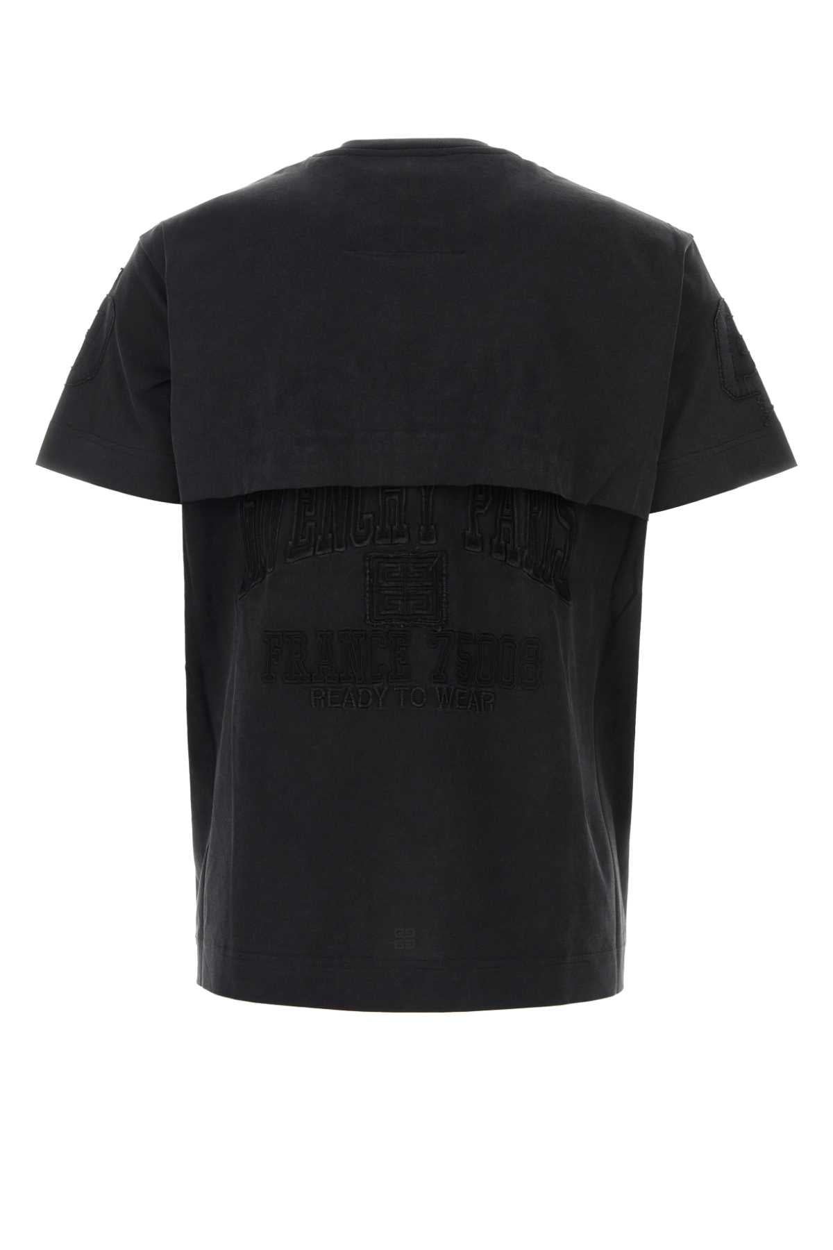 GIVENCHY Classic Black Cotton T-Shirt for Men