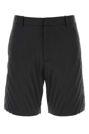 VALENTINO GARAVANI Men's Black Nylon Bermuda Shorts