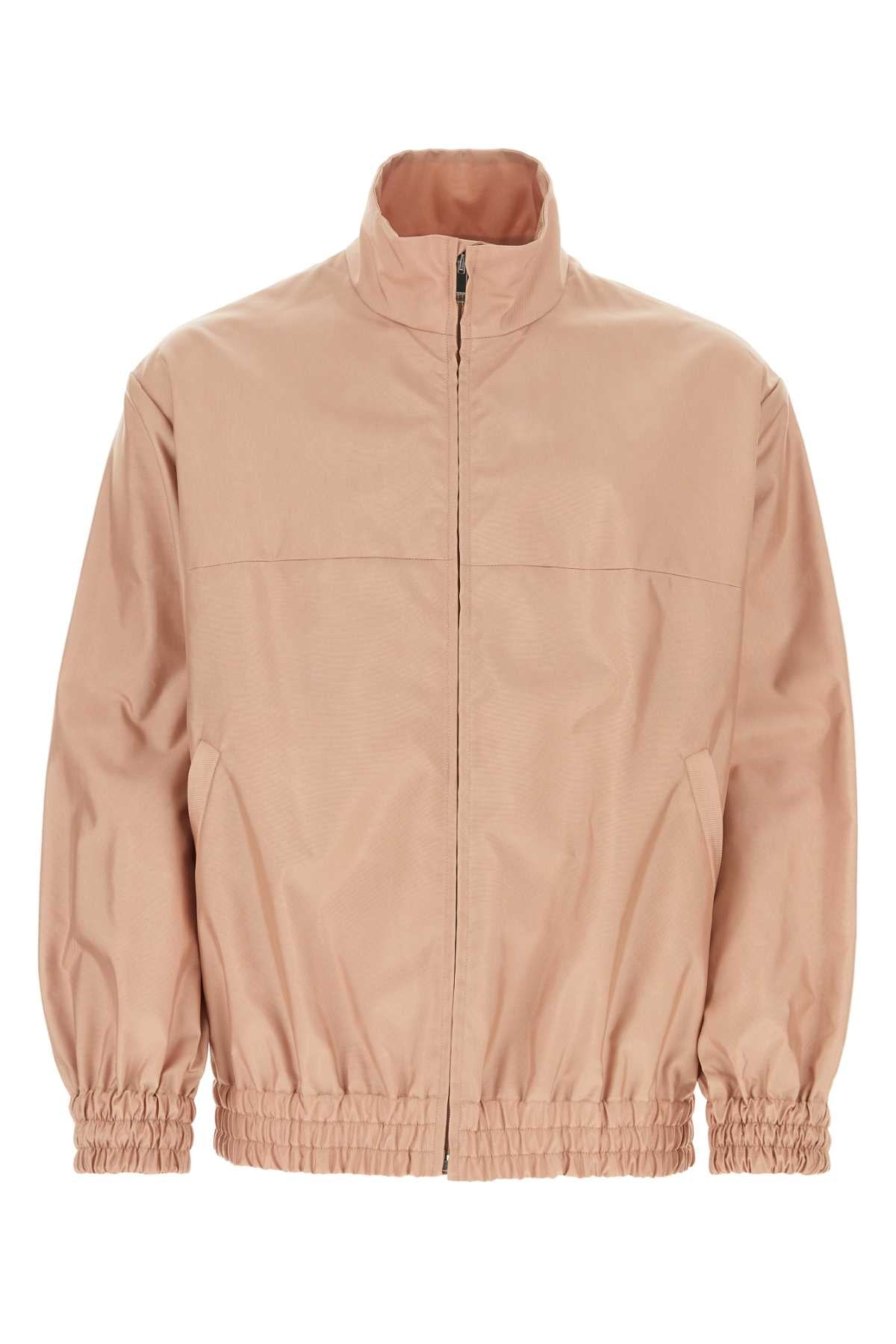 VALENTINO GARAVANI Oversized Powder Pink Nylon Windbreaker