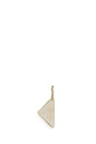 PRADA Gold 925 Silver Symbole Single Right Earring - 5.5 cm