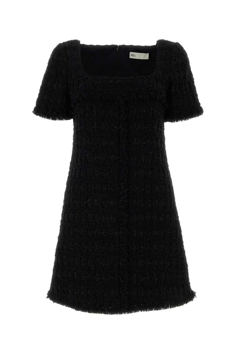 TORY BURCH Chic Black Tweed Mini Dress