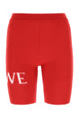 LOEWE Wool Blend Leggings for Women - Cozy Red Comfort