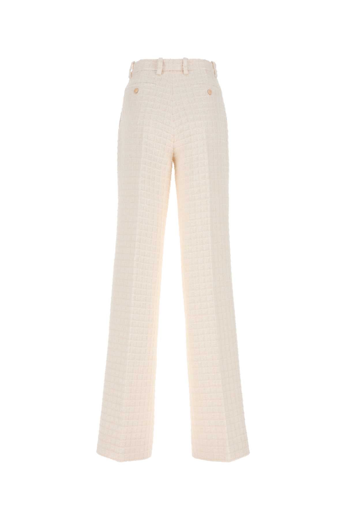 GUCCI Elegant Ivory Cotton Blend Pants for Women