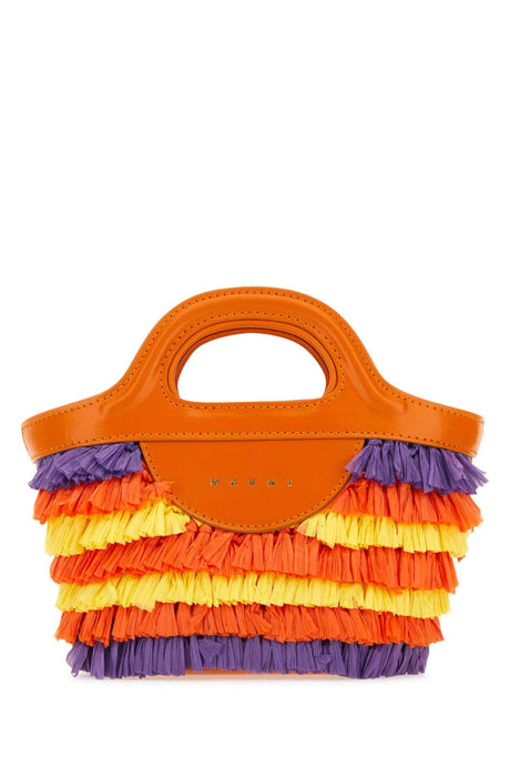 MARNI Mini Multicolor Fabric Tropicalia Summer Handbag