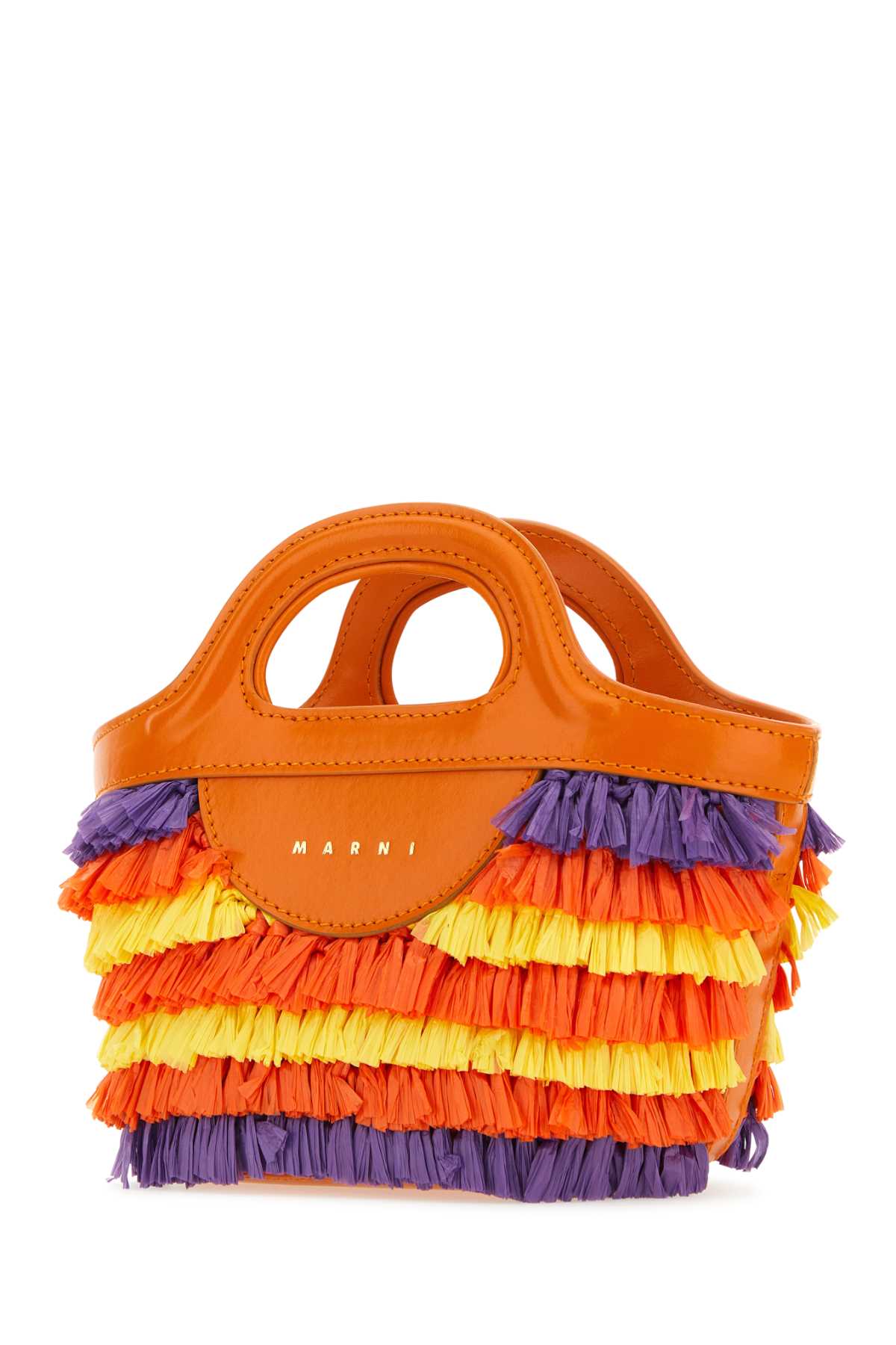 MARNI Mini Multicolor Fabric Tropicalia Summer Handbag