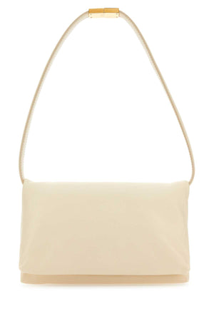 MARNI Ivory Mini Leather Prisma Shoulder Handbag