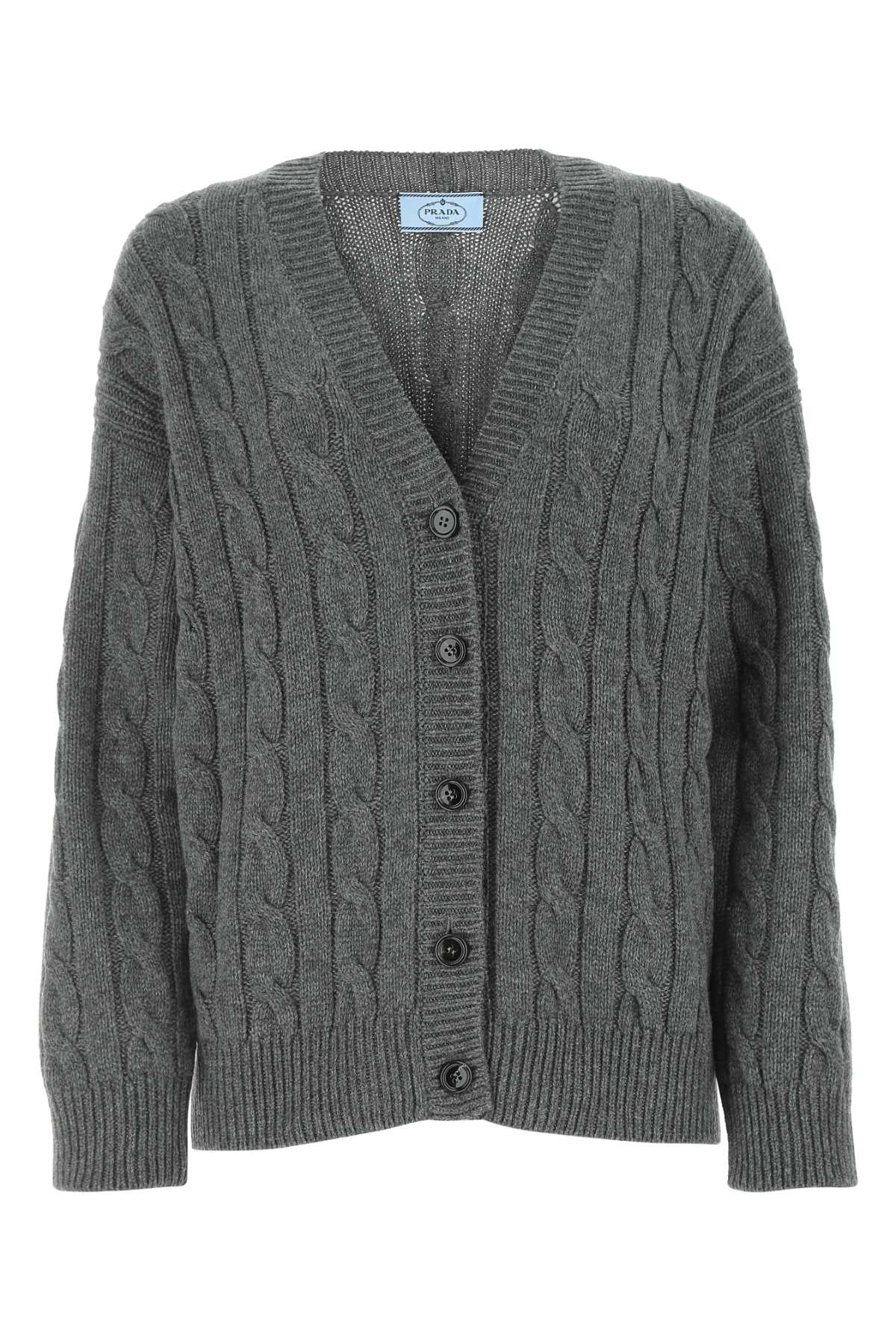 PRADA Oversize Cashmere Cardigan for Women - Perfect for 2024