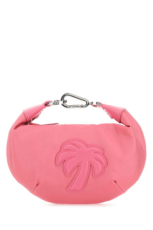 PALM ANGELS Chic Mini Fabric Handbag - Stylish Pink Accessory