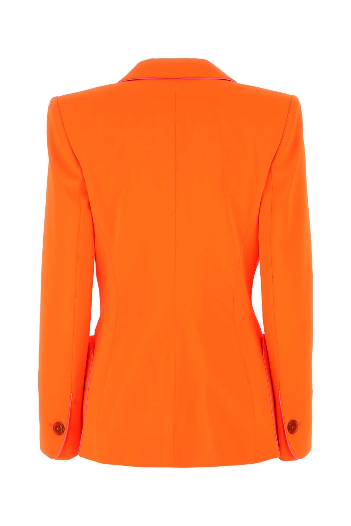 VIVIENNE WESTWOOD Fluo Orange Mini Rita Blazer