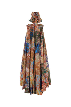 ZIMMERMANN Elegant Printed Silk Dress for Women - Perfect for Spring 2024