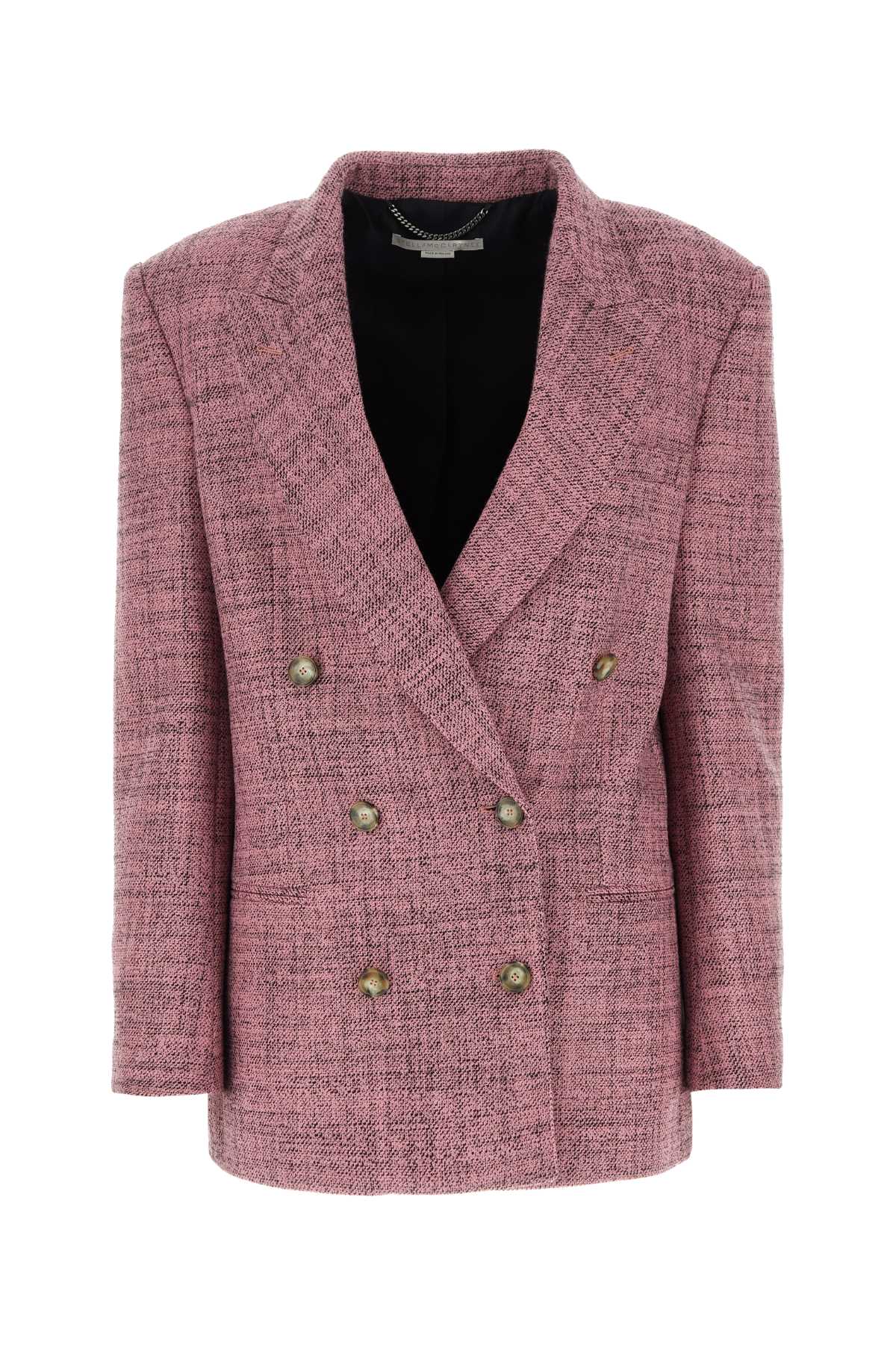 STELLA McCARTNEY Tailored Pink Tweed Blazer