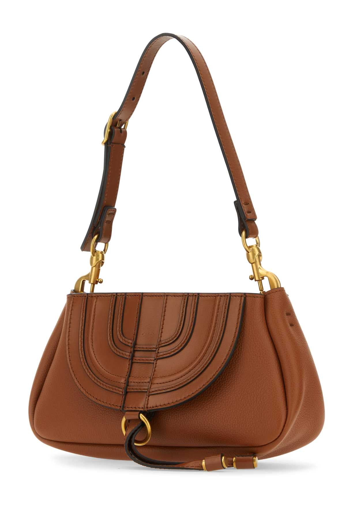 CHLOE Mini Brown Leather Clutch Bag