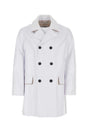 MAISON MARGIELA Chalk PVC Trench Jacket for Men