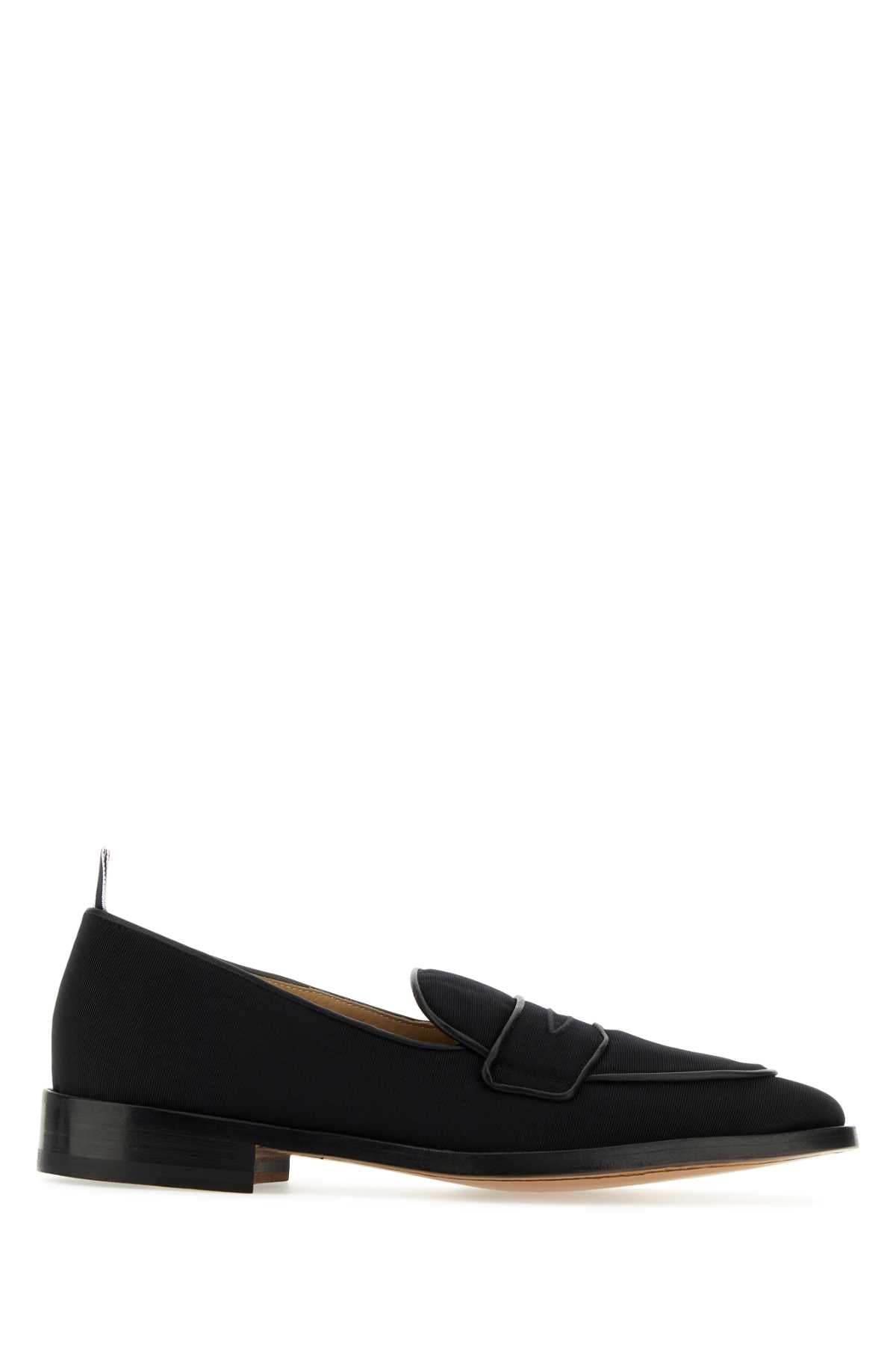 THOM BROWNE Midnight Fabric Loafers for Men