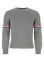 THOM BROWNE Classic Cotton Sweater for Men