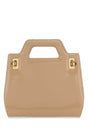 SALVATORE FERRAGAMO Mini Beige Leather Handbag