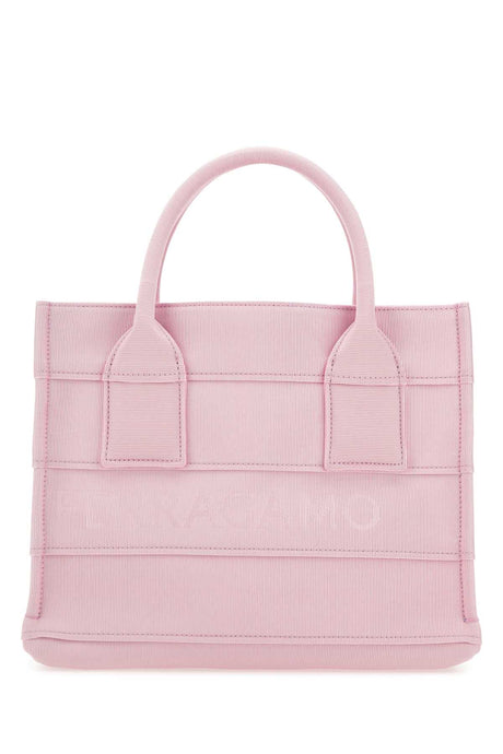 SALVATORE FERRAGAMO Pink Fabric Beach S Mini Handbag - Perfect for Summer 2024