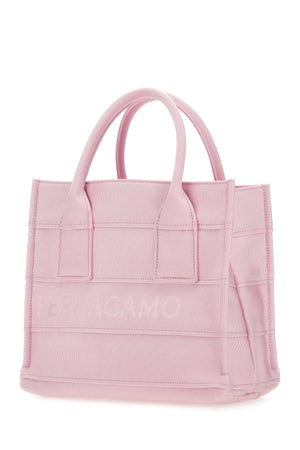 SALVATORE FERRAGAMO Pink Fabric Beach S Mini Handbag - Perfect for Summer 2024