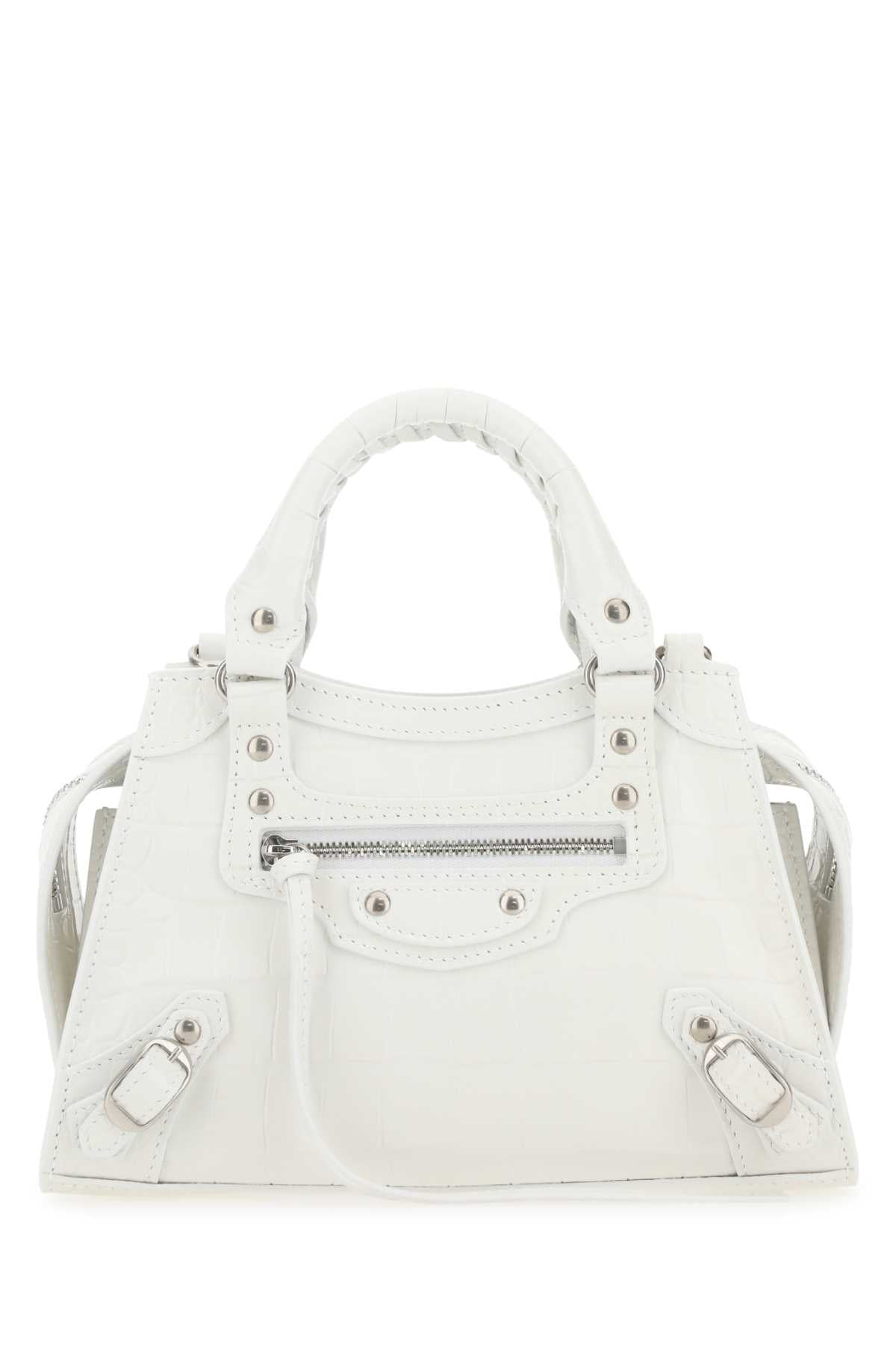 BALENCIAGA Mini Leather Handbag in Classic Style