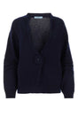 PRADA Wool Blend Sweater for Women - Dark Blue