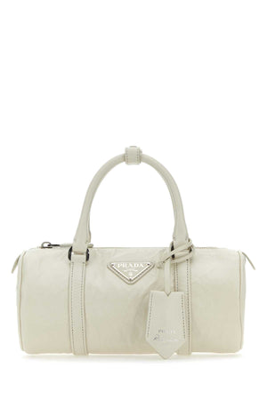 PRADA Mini White Leather Handbag